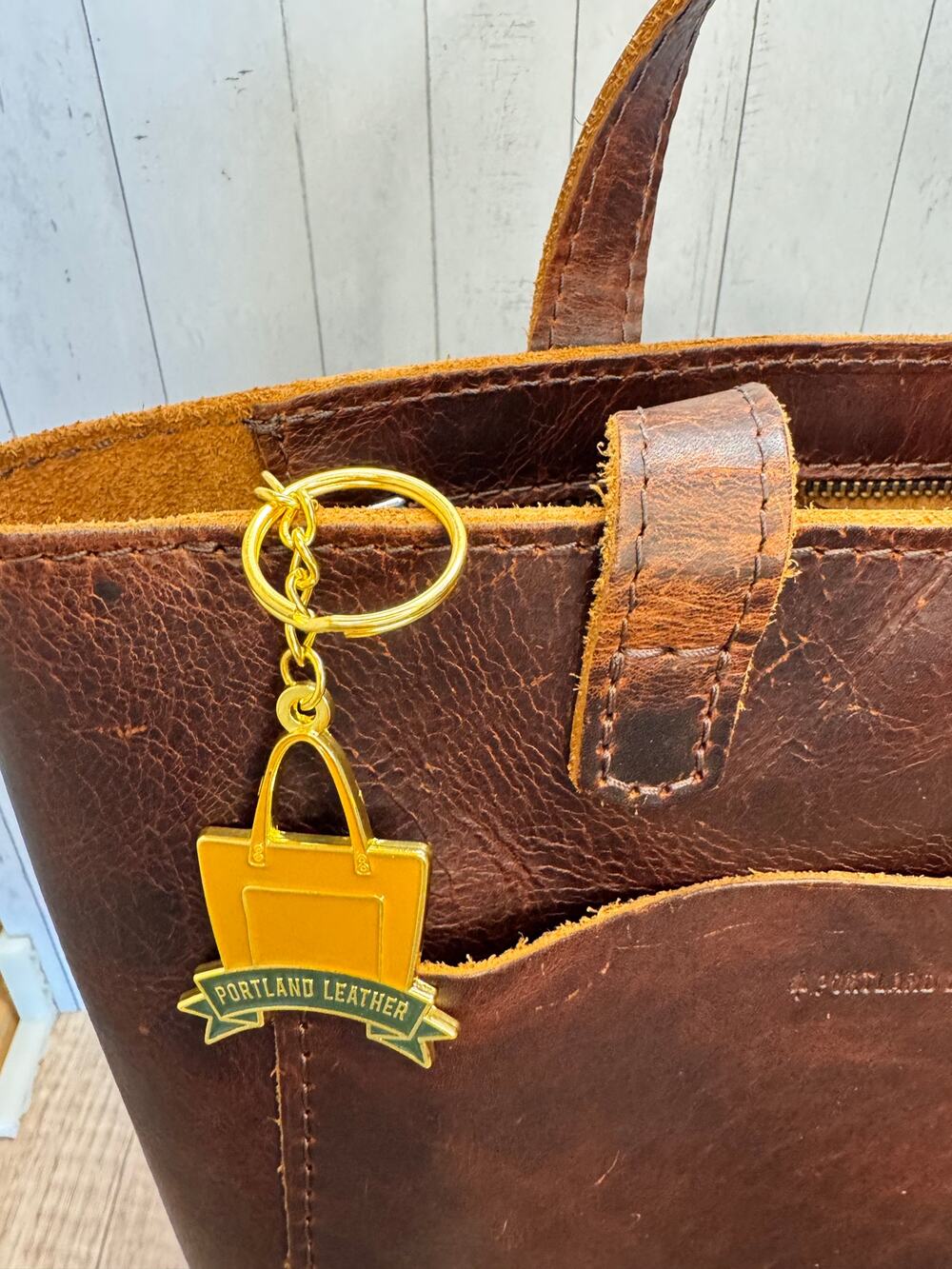 Portland Leather Charm Clip Portland Leather Goods Keychain Clip Unicorn
